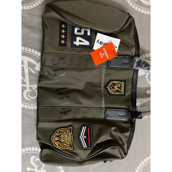 Military badged weekender bag - Picture 8 of 13